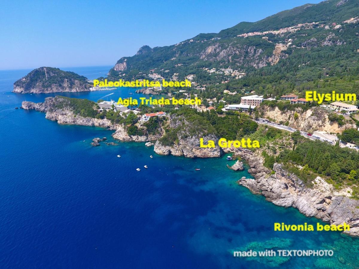 Elysium Apartments Corfu Paleokastritsa Ngoại thất bức ảnh